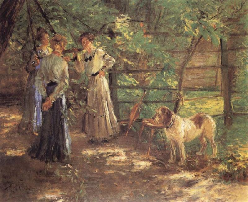In the Garden, Fritz von Uhde